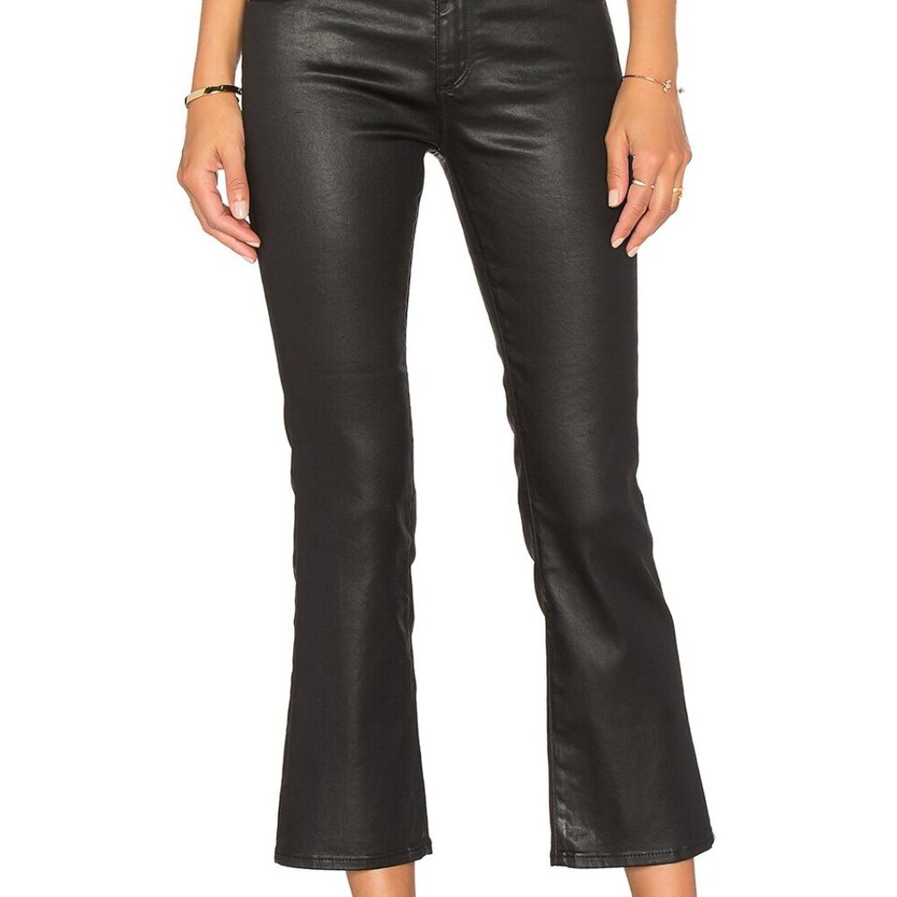 AG Jeans Leatherette Light Super Black - size 27